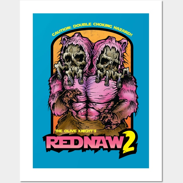 Rednaw 2 Tee Wall Art by TheOliveKnight